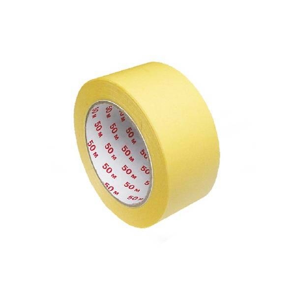 Wimex Lepicí páska krepová žlutá 50mm x 50m (24ks/krt)