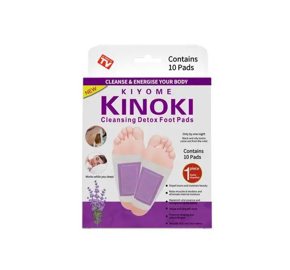 Náplast na nohy KINOKI fialové 10ks (12set/bal)