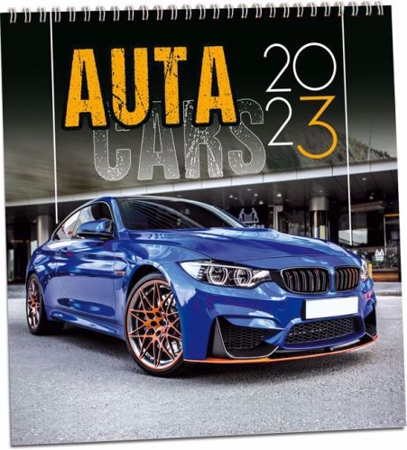 Nástěnný kalendář 2024 ARIA G 320×340mm - Auta (10/bal) 