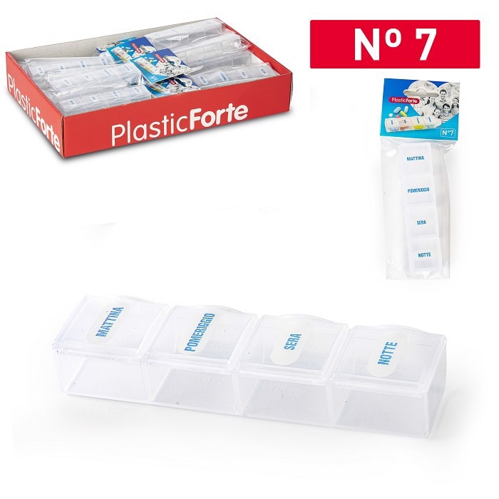 Plastic Forte Dávkovač léků 4 dávky (18ks/bal)