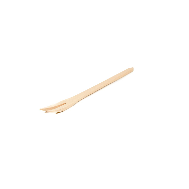 Vidlička dřevěná 27x2cm (12ks/bal)