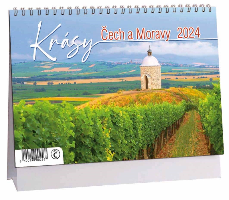 Stolní kalendář 2025 ARIA C 230×160mm - Krásy Čech a Moravy (10/bal)