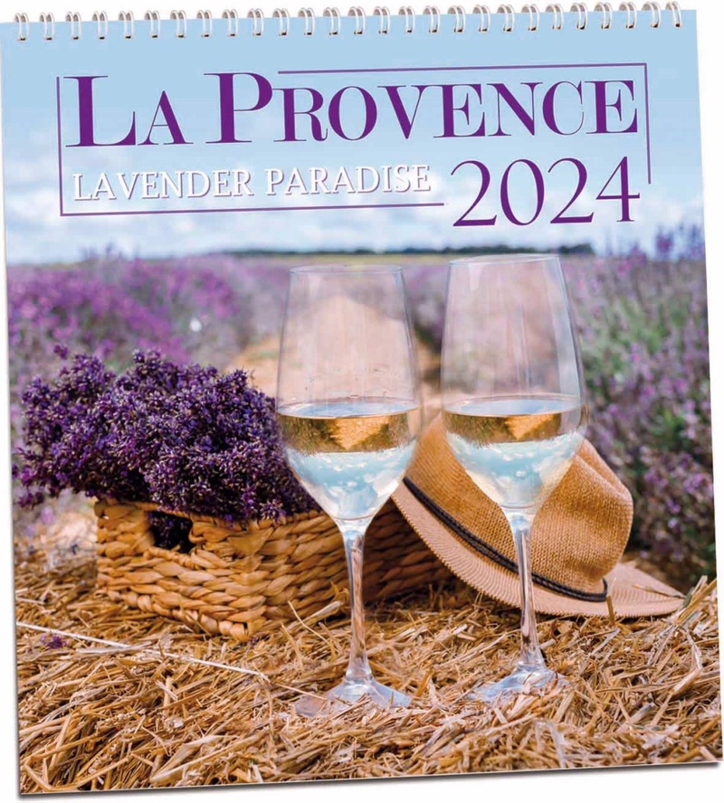 Nástěnný kalendář 2025 ARIA G 320×340mm - Provence Lavender Style (10/bal)