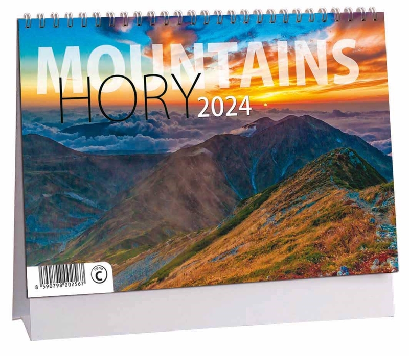 Stolní kalendář 2025 ARIA C 230×160mm - Hory (10/bal)