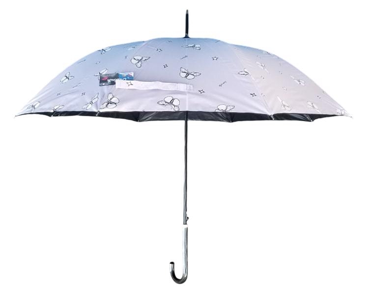 Deštník s motýli - Měnící se barvy v dešti 89cm (60ks/krt)