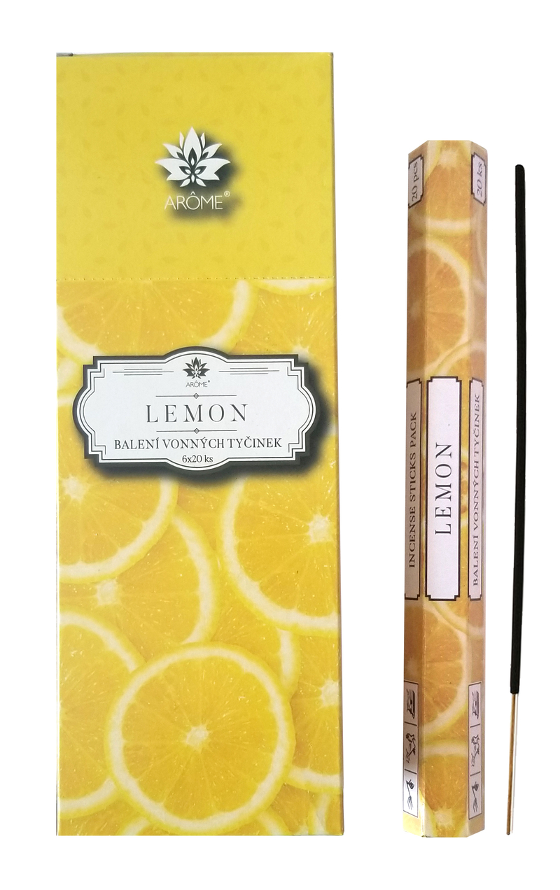 Arome Vonné tyčinky 20ks Lemon (6sada/bal, 300ks/krt)