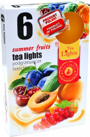 Admit Čajové svíčky 6ks Summer Fruits (15set/bal, 45set/krt)