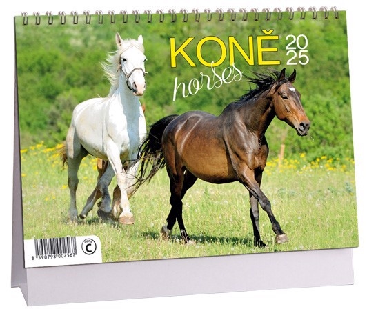 Stolní kalendář 2025 ARIA C 230×160mm - Koně (10/bal)