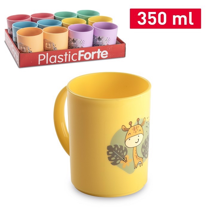 Plastic Forte Plastový hrnek 350ml Dino Deco Stdo Sweet (12ks/bal)