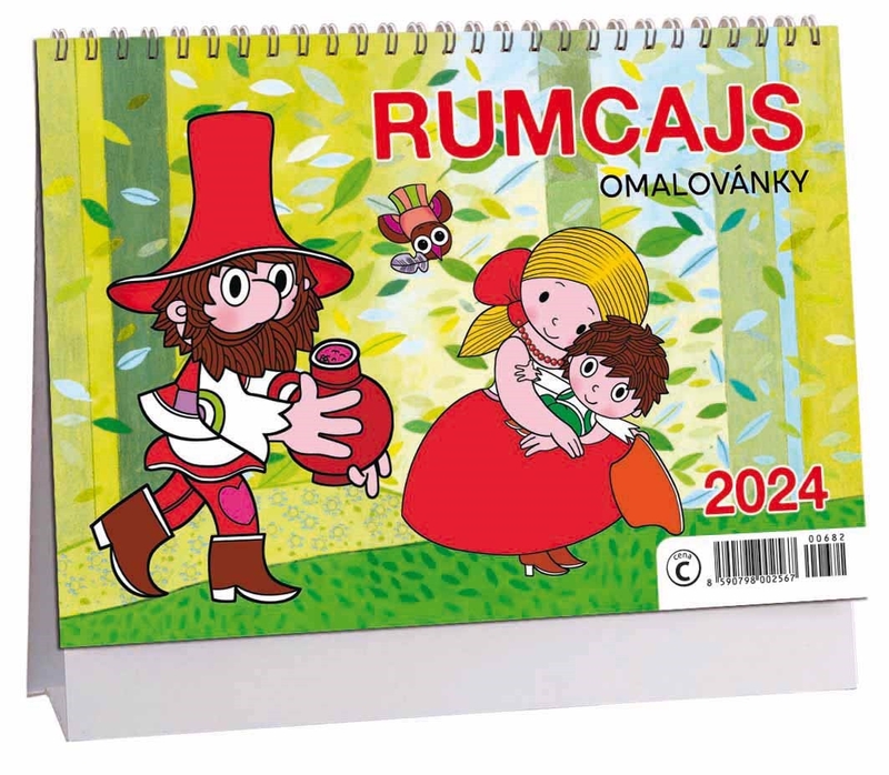 Stolní kalendář 2025 ARIA C 230×160mm - Rumcajs (10/bal)