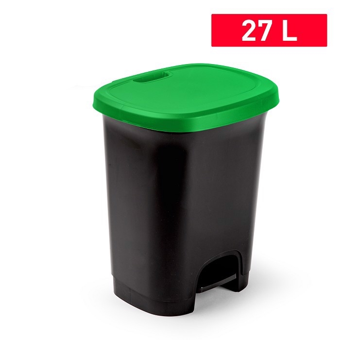 Plastic Forte Koš odpadkový 27L Green