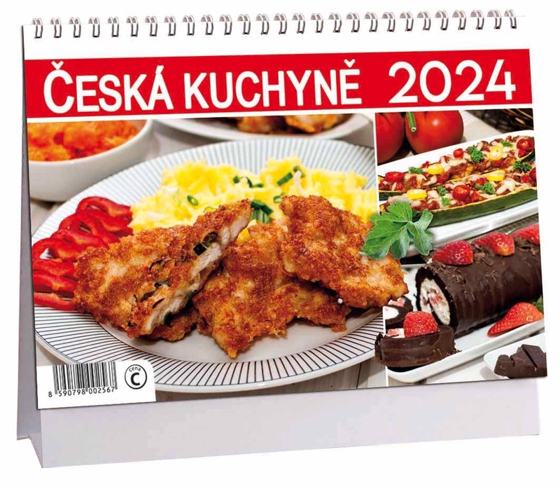 Stolní kalendář 2025 ARIA C 230×160mm - Česká kuchyně (10/bal) 80/krt