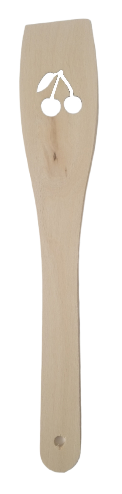 Obracečka dřevěná s motivem 30x6cm - Třešně (12ks/bal)