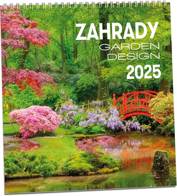 Nástěnný kalendář 2025 ARIA G 320×340mm - Zahrady (10/bal)