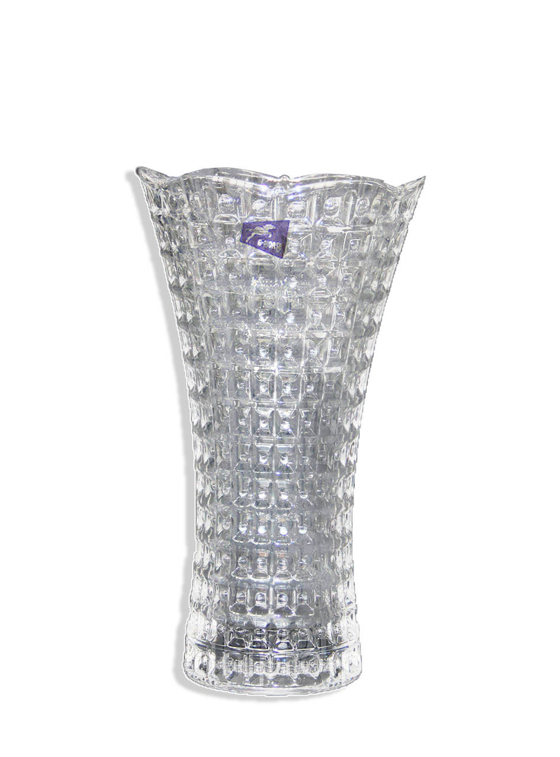 Skleněná váza-13x23.5cm (12ks/krt)