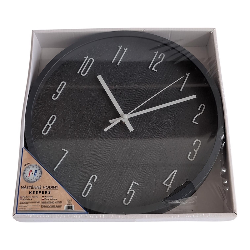 Nástěnné hodiny Keepers 30cm (30ks/krt)