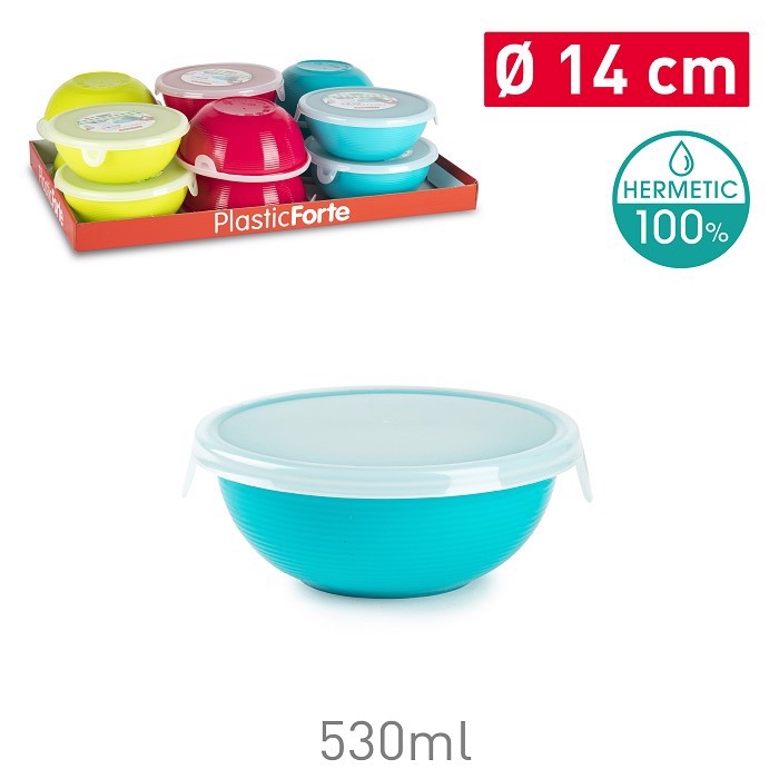 Plastic Forte Mísa s víkem 14cm (12ks/bal)