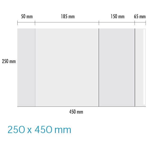 Obal univerzální 90mic 250x450mm (20ks/bal)