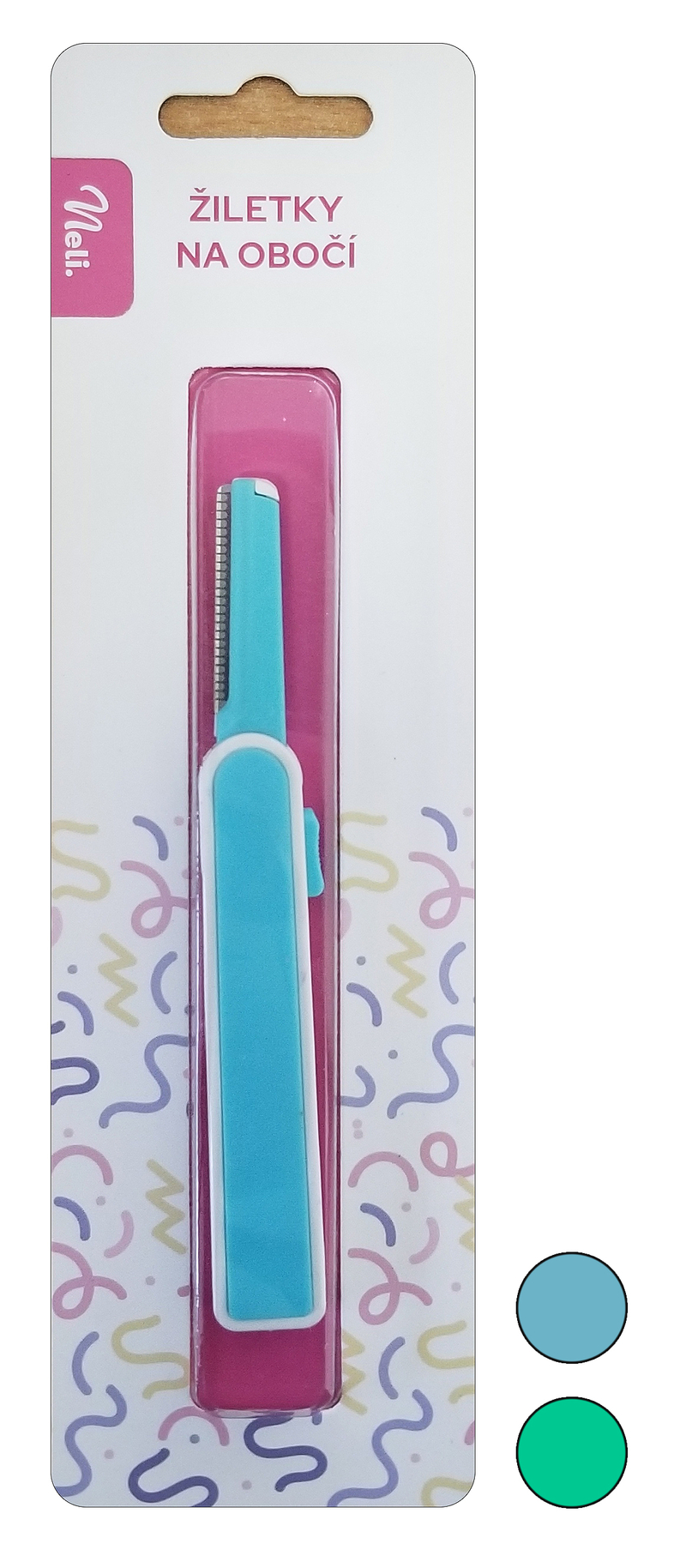 Neli Břitva na obočí Razor 12,5cm (24ks/bal, 480ks/krt)