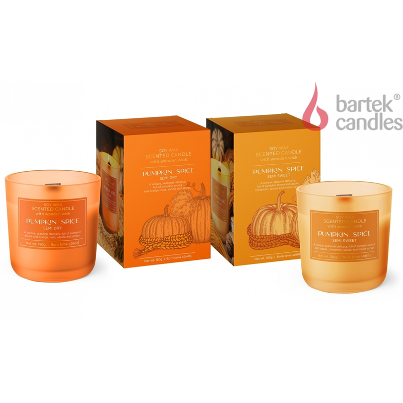 Bartek Svíčka sklo 150g Pumpkin Spice (12ks/bal)