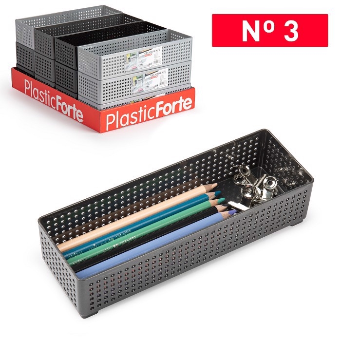 Plastic Forte Stojánek na tužky 8x23,5x5,5cm (12ks/bal)