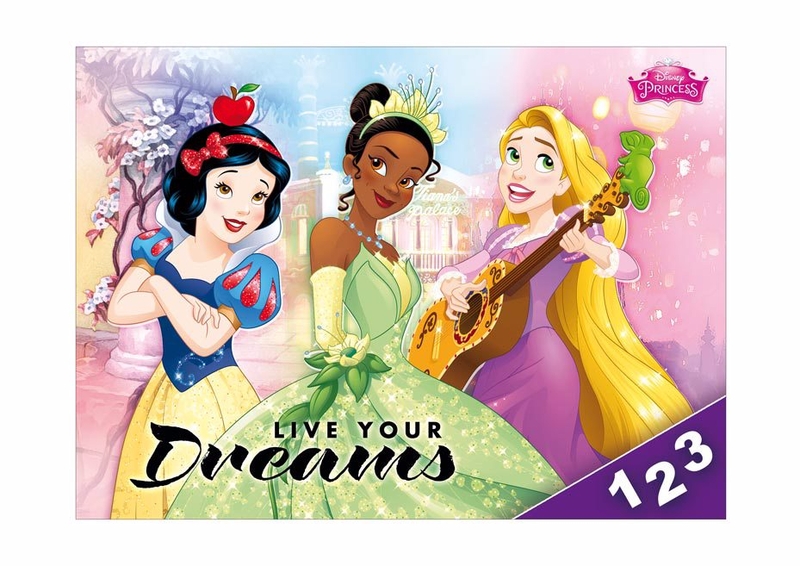 Desky na číslice MFP Disney A5 (Princess)