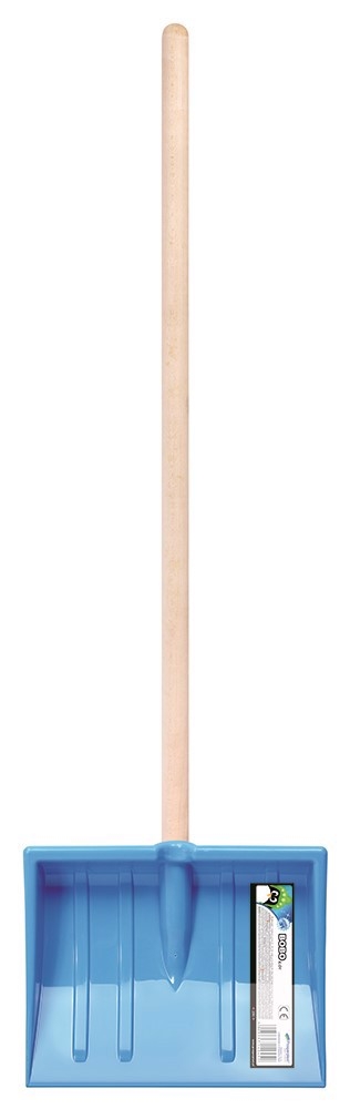 Dětská lopata na sníh BOBO - modrá 88x25cm