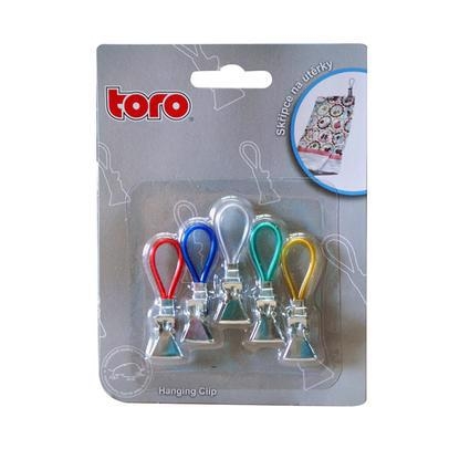 Klipsy na ručníky set 5 ks 5,2x15 cm (24set/krt) 480/krt