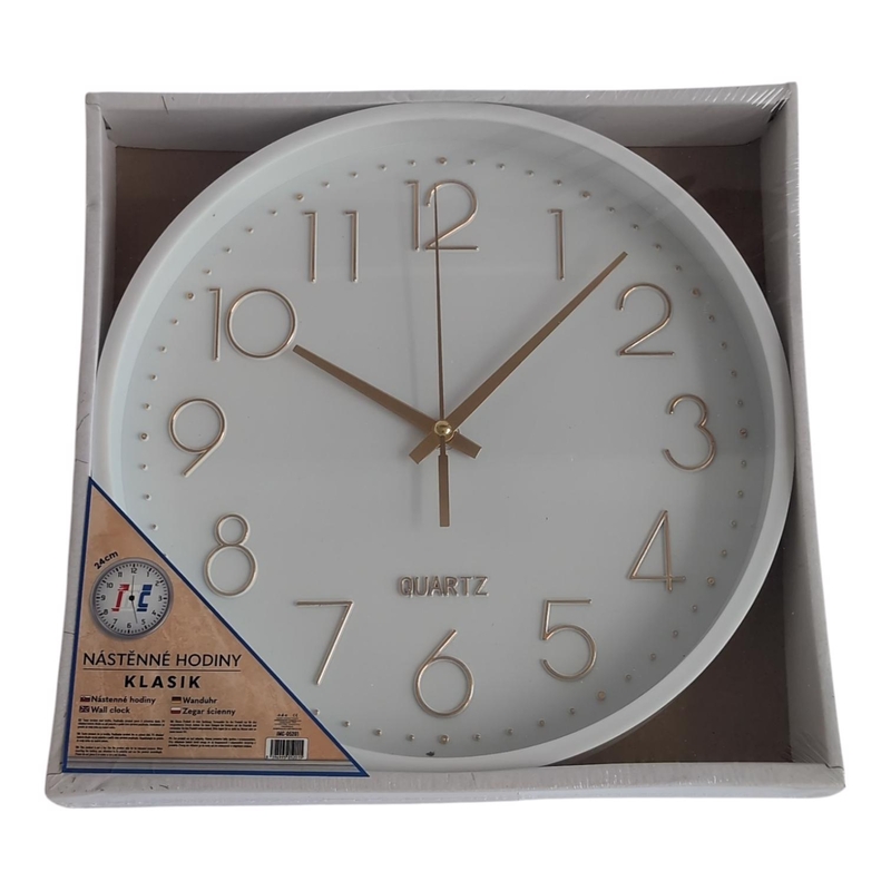 Nástěnné hodiny Klasik 24cm (60ks/krt)