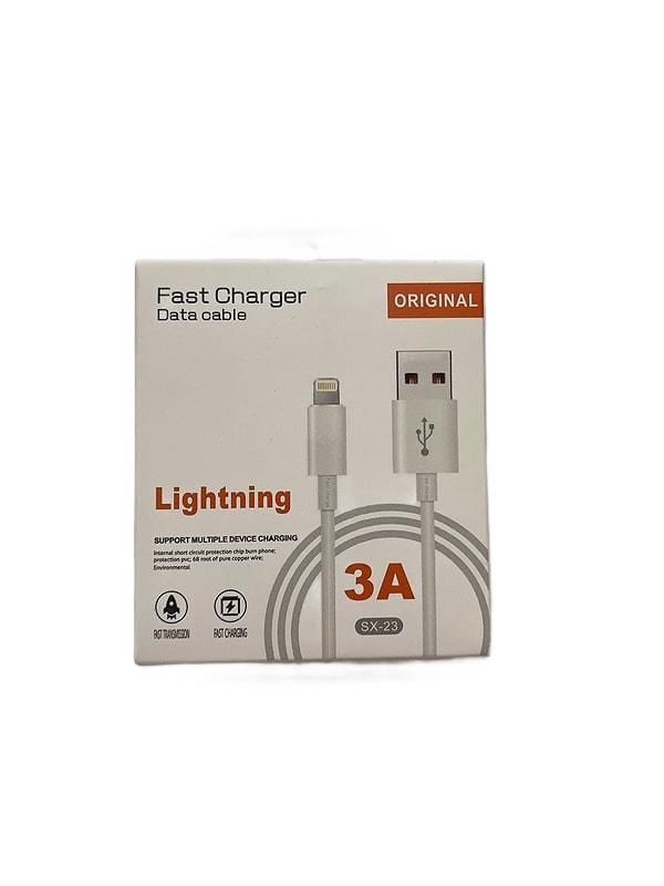 USB kabel na Lightning 5V-3A (12ks/bal)