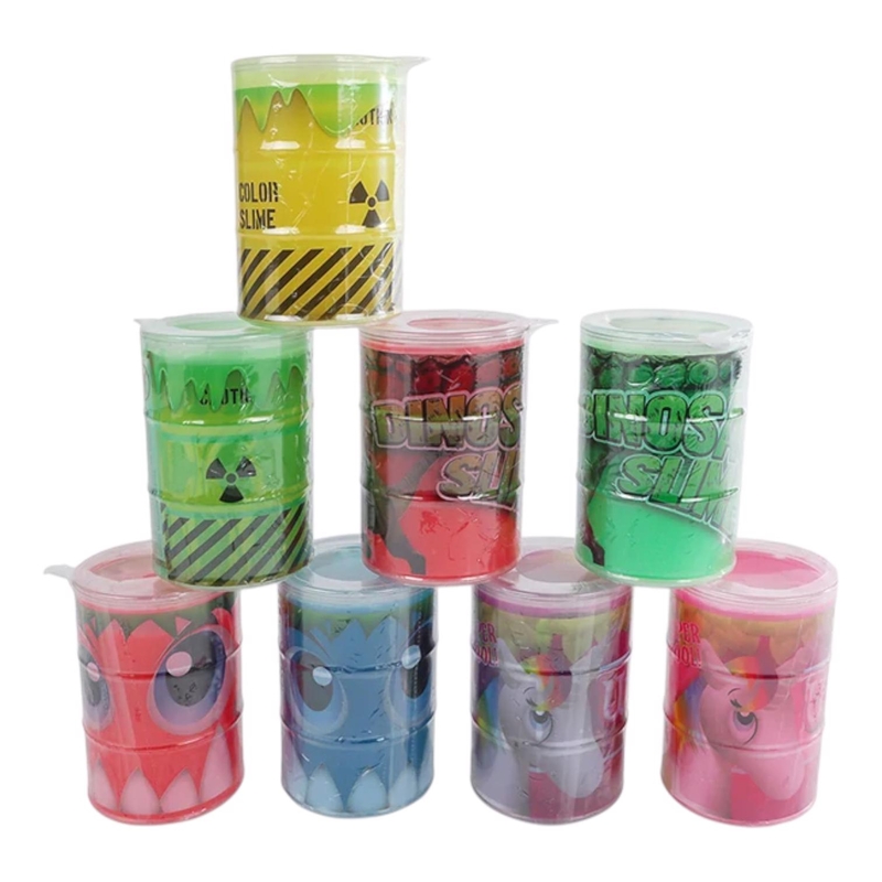 Super Goo barel se slizem 7,5cm 4 druhy (12ks/bal, 24ks/krt)