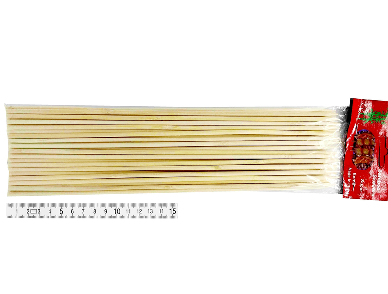 Špízové špejle kulaté 45ks 30cm (200ks/krt)