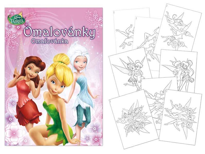 Omalovánky A4 licenční Fairies