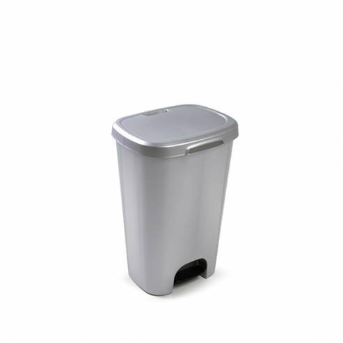 Plastic Forte koš 50L stříbrný