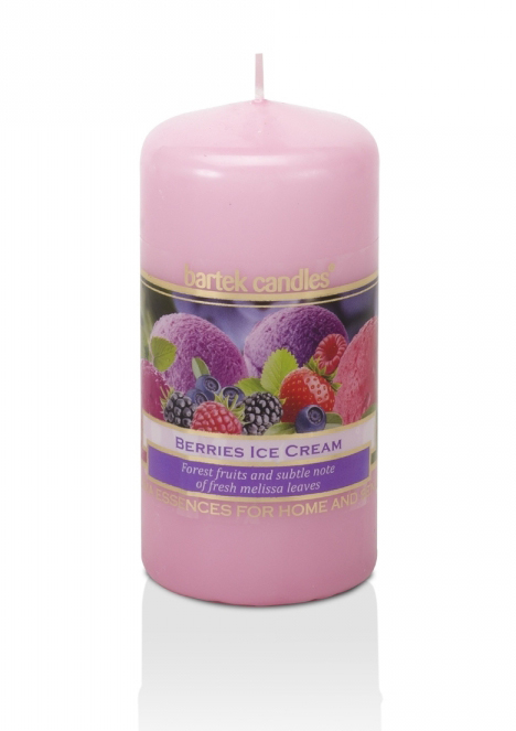 Bartek Svíčka slupek 50x100 Basic Berries Ice Cream (12ks/krt)