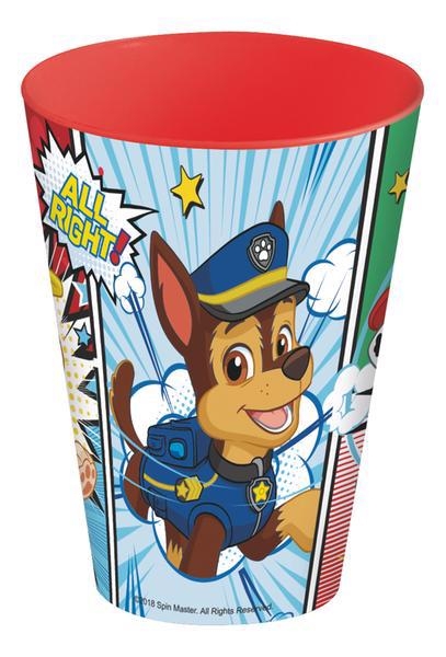 KELÍMEK PLASTOVÝ PAW PATROL 430 ML (24ks/krt)