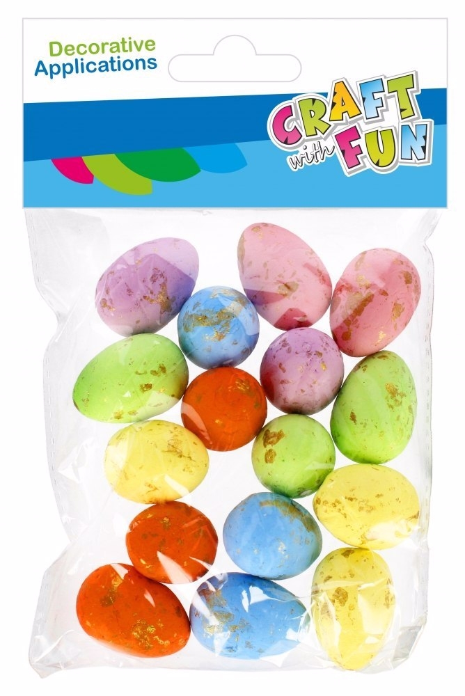 Pěnová vajíčka mix barev (16ks/bal) 