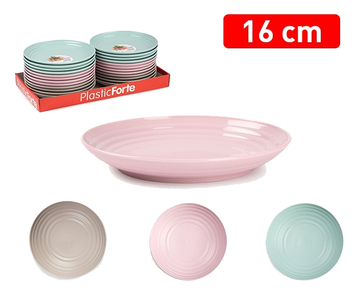 Plastic Forte Plastový talíř 16cm(24ks/bal)