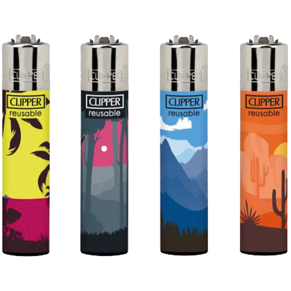 Zapalovač CLIPPER - Natural Mix (24ks/bal, 576ks/krt)