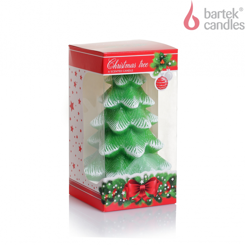 Bartek Svíčka choinka 80x150mm X-Mas Tree zelený (12ks/krt)