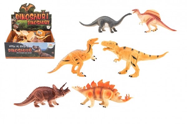 Dinosauři plast 16-18cm mix druhů 12ks v boxu (72ks/krt)