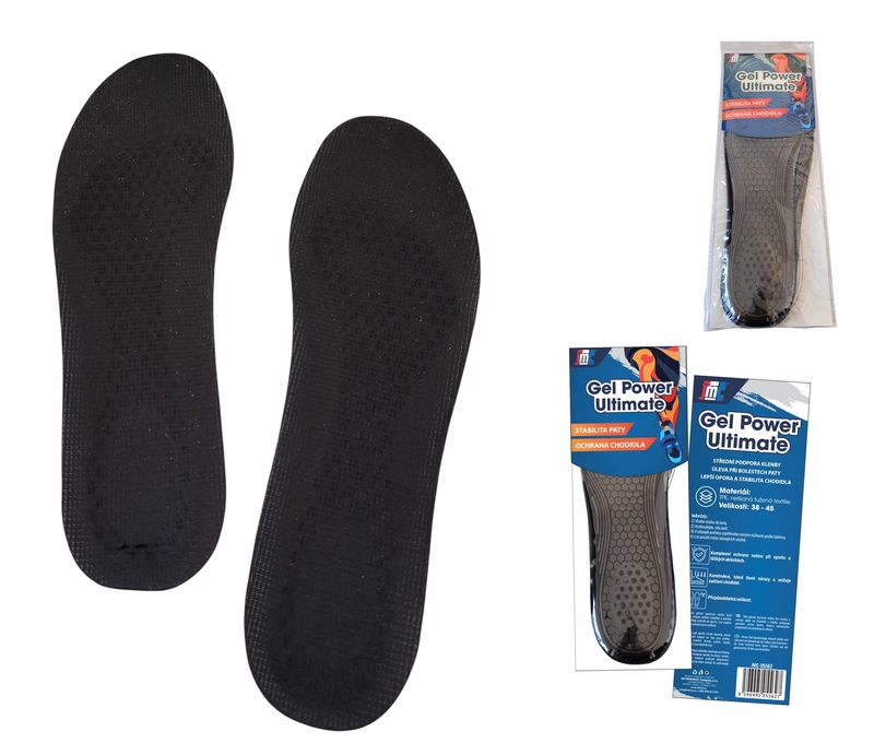 Vložky do bot - Gel Power Ultimate (12/bal,240/krt)