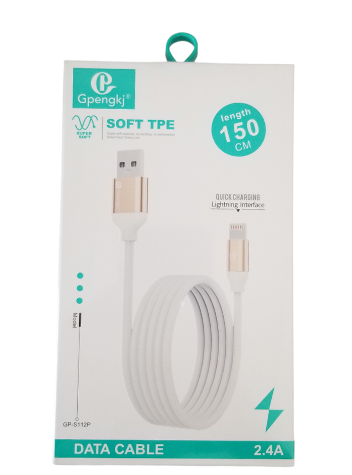 USB kabel na Lightning 1,5m 
(12ks/bal, 360ks/krt)