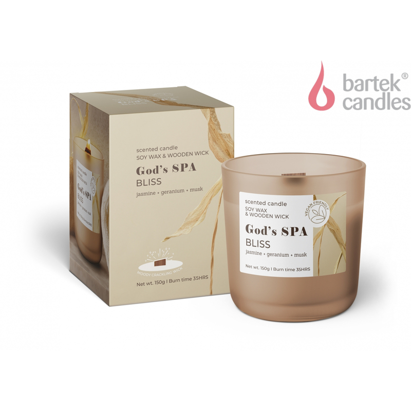 Bartek Svíčka sklo 150g God's Spa (12ks/bal)