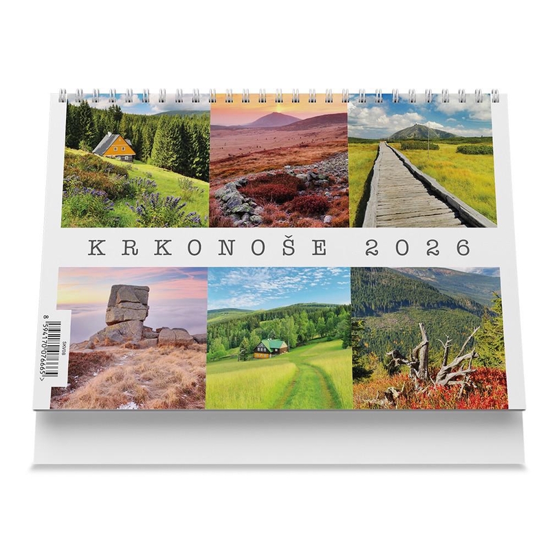 Stolní kalendář 2026 220x148mm - Krkonoše (10ks/bal)