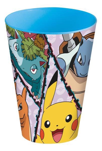 KELÍMEK PLASTOVÝ POKÉMON 430ML MODRÁ (24ks/krt)