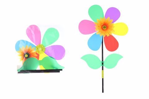 Větrník květina 23x52cm (400ks/krt)