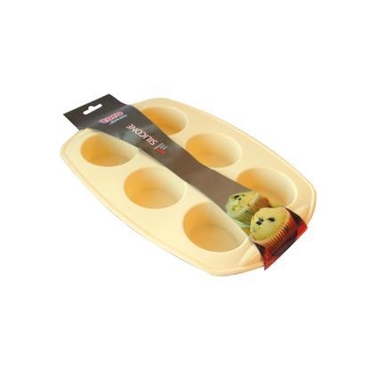 FORMA SILIKON MUFFIN 6KS, KRÉMOVÁ (6ks/bal)