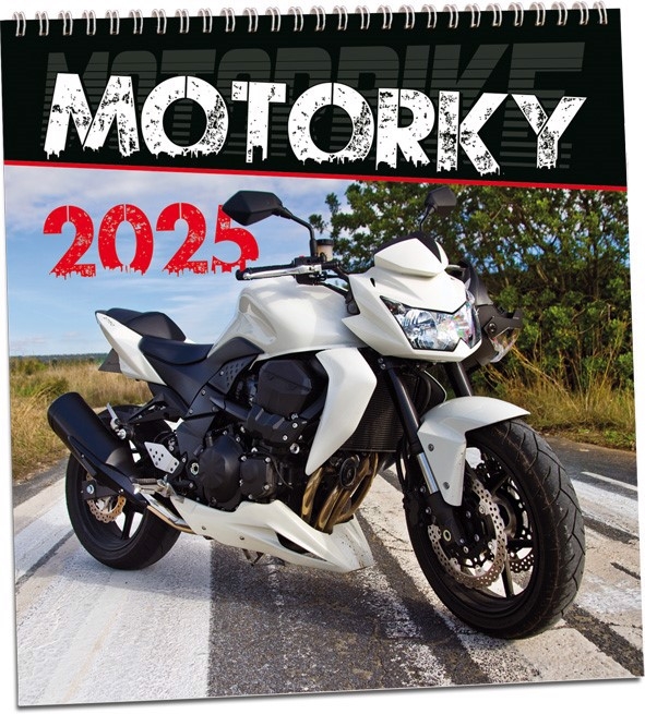 Nástěnný kalendář 2024 ARIA G 320×340mm - Motorky (10/bal)
