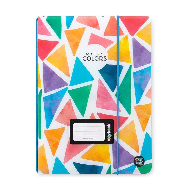 Sešit PP Oxybook A5, 40 listů Water colors (5ks/bal)